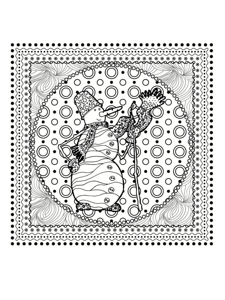 Mandalas de Noël 49